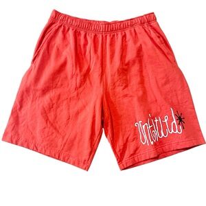 Designs Untitled Men's Orange Sweatshorts Size M - NWOT